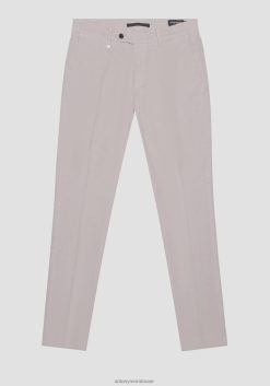 ملابس Antony Morato بنطال براين مخملي مطاطي بقصة ضيقة 1013 رجال JVZ22245