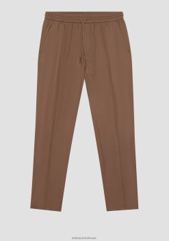 ملابس Antony Morato بنطلون نيل ذو قصة عادية مصنوع من مزيج الفيسكوز المطاطي 2100 رجال JVZ22247