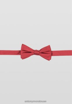 مُكَمِّلات Antony Morato ربطة عنق كلاسيكية بألوان سادة اللون القرمزي رجال JVZ22378